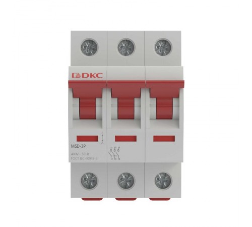 Выключатель нагрузки модульный YON max MSD 3п 40A  MSD-3P40  DKC