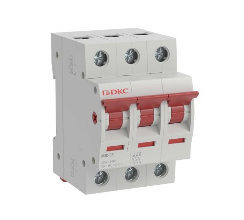 Выключатель нагрузки модульный YON max MSD 3п 40A  MSD-3P40  DKC