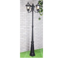 Светильник садово-парковый Capella F/3 черный  a025016  Elektrostandard