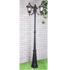 Светильник садово-парковый Capella F/3 черный  a025016  Elektrostandard