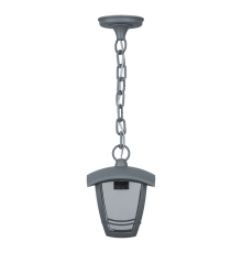 Светильник садово-парковый NOF-P08-GR-IP44-E27 (4 грани подвесной серый)  80465   Navigator