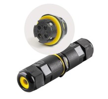 Соединитель-коннектор для проводов трехконтактный, водонепроницаемый, LD519  49112  STEKKER