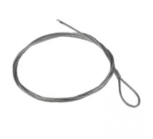 Трос стальной с петлей L=1м (2мм)  trp-1  EKF