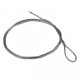 Трос стальной с петлей L=10м (2мм)  trp-10  EKF