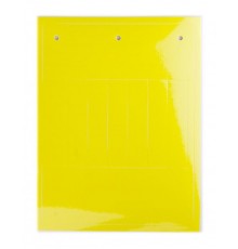 Табличка эластичная. Клейкое основание. Винил. Желтый  TAF1567AY  DKC