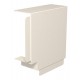 Крышка плоского угла кабельного канала WDK 80x170 мм (ПВХ,кремовый) (WDK HF80170CW)  6161707  OBO Bettermann