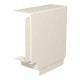 Крышка плоского угла кабельного канала WDK 80x170 мм (ПВХ,кремовый) (WDK HF80170CW)  6161707  OBO Bettermann