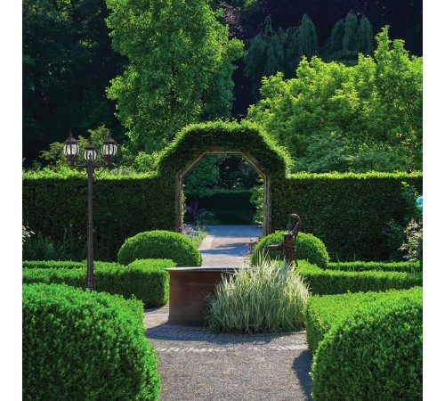 Светильник садово-парковый 8115 3*100W 230V E27 400*580*2120мм черный  11214  FERON