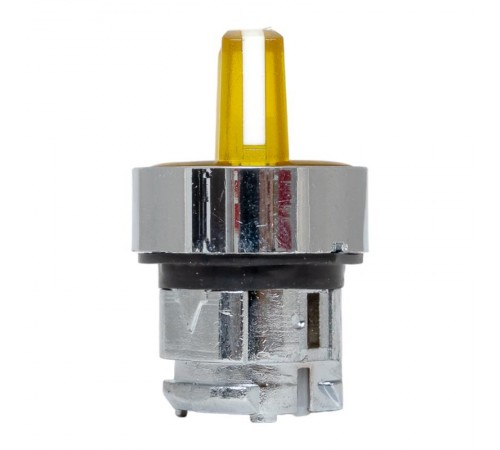 Исполнительный механизм переключателя ХB4 желтый на 2 положения возвратный без фиксации, с подсветкой с короткой ручкой EKF PROxima    XB4BD2L-Y   E