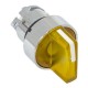 Исполнительный механизм переключателя ХB4 желтый на 2 положения возвратный без фиксации, с подсветкой с короткой ручкой EKF PROxima    XB4BD2L-Y   E