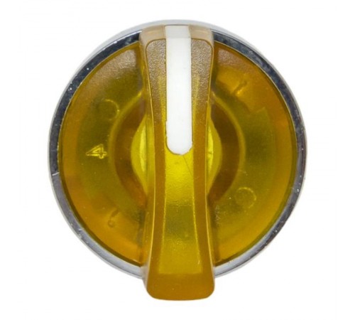 Исполнительный механизм переключателя ХB4 желтый на 2 положения возвратный без фиксации, с подсветкой с короткой ручкой EKF PROxima    XB4BD2L-Y   E