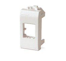 Brava белый Адаптер для информационных разъемов SYSTIMAX 1 мод.  76609B  DKC