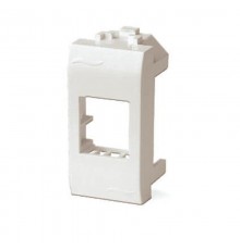 Brava белый Адаптер для информационных разъемов SYSTIMAX 1 мод.  76609B  DKC