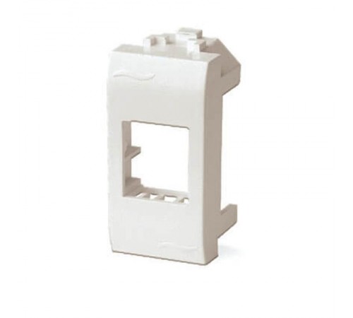 Brava белый Адаптер для информационных разъемов SYSTIMAX 1 мод.  76609B  DKC