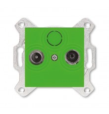 ABB Levit Зелёный Розетка TV-R оконечная  5011H-A03503 67W  2CHH083503A6067  ABB