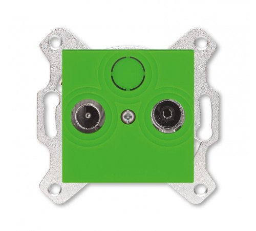 ABB Levit Зелёный Розетка TV-R оконечная  5011H-A03503 67W  2CHH083503A6067  ABB