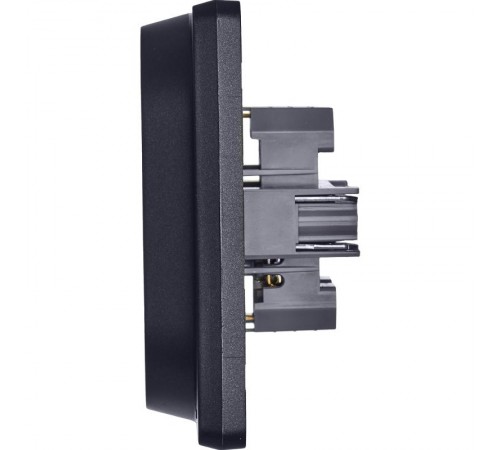 Inspiria Антрацит Розетка 2-ая с заземлением С/У 16А с рамкой  673753  Legrand