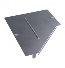 Крышка переходника левого Стандарт INOX (AISI 316) 400х200  PR16.5583  Промрукав