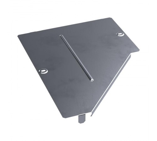 Крышка переходника левого Стандарт INOX (AISI 316) 400х200  PR16.5583  Промрукав