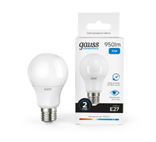 Лампа светодиодная LED 10Вт E27 220В 6500К Elementary A60  23230  Gauss