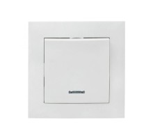 Валенсия выключатель 1-кл. 10А белый с индикатором EKF PROxima   EWV10-121-10   EKF