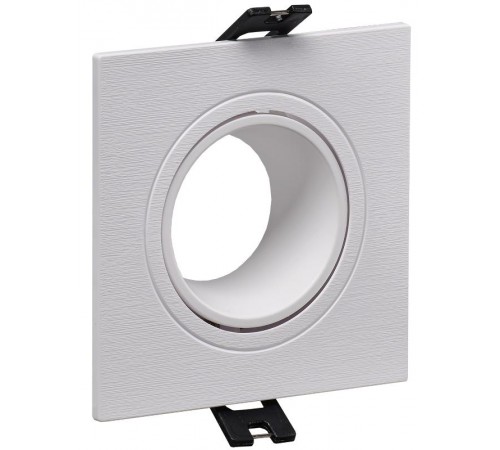 Светильник 4101 встраиваемый MR16 квадрат пласт. белый  LT-UVB0-4101-GU05-1-K01  IEK