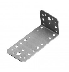 Уголок крепежный ассиметричный 55х50х90х2, оцинкованный - накл.  124405  Tech-KREP