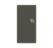 SRD-2-L-95 Клавиша двойная левая free@home, светорегулятор, Basic 55, цвет chateau-black  6220-0-0695   2CKA006220A0695  ABB