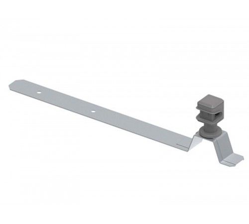 Держатель пластиковый круглого проводника под черепицу, гор. цинк, 394038  МД-038-ГЦ   Ostec