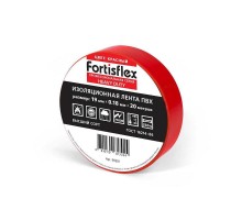 Изолента ПВХ Heavy Duty 19х0.18х20 красная  90821  Fortisflex