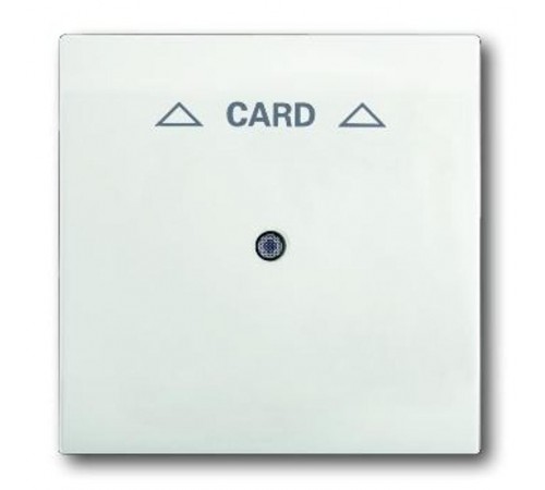 Плата центральная (накладка) для механизма карточного выключателя 2025 U, серия impuls, цвет белый бархат  1753-0-0190   2CKA001753A0190  ABB