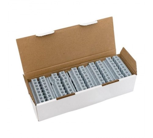 Клеммная колодка винтовая 6 UT серая  scr-ut-6-g  EKF