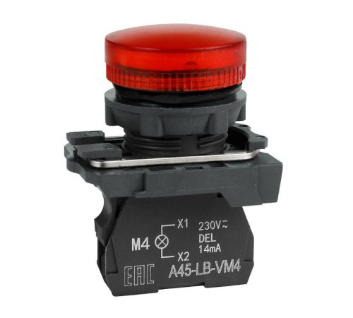 Сигнальная лампа OptiSignal D22 C5-L-B4 красная пластик 24VAC/DC XB5AVB4 332191 КЭАЗ