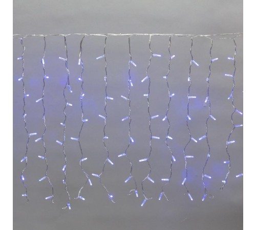 Гирлянда "Светодиодный Дождь"  2x0,8м, прозрачный провод, 230 В, диоды Синие, 160 LED  235-103  NEON-NIGHT