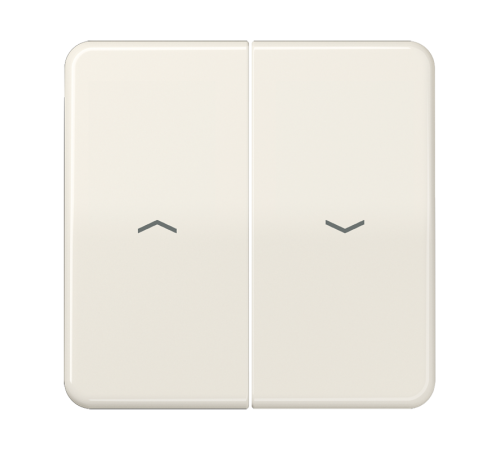 Клавиши для выключателя управления жалюзи 509VU и кнопки 539VU; слоновая кость  CD595P  Jung