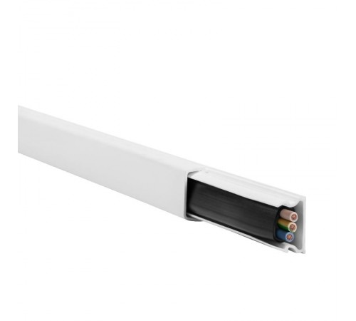 Мини-канал Metra - 15x10 - 2 метра - с крышкой - белый  638190  Legrand