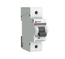 Выключатель автоматический однополюсный ВА 47-125 100А C 15кА PROxima  mcb47125-1-100C  EKF