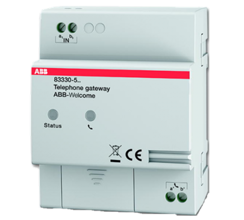 Шлюз для подключения проводного телефона к домофону, 4U  2TMA020150H0007  ABB