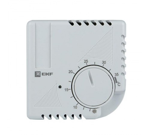 Термостат NO/NC (охлаждение/обогрев) накладной 16A 230В IP20 EKF PROxima  thermo-no-nc-wall  EKF