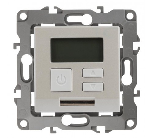 12-4111-15  Терморегулятор универс. 230В-Imax16А, IP20, Эра12, перламутр  Б0031280  ЭРА