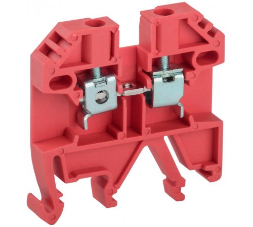 Клемма винтовая КВИ-4мм2 красная  YZN30-004-K04  IEK