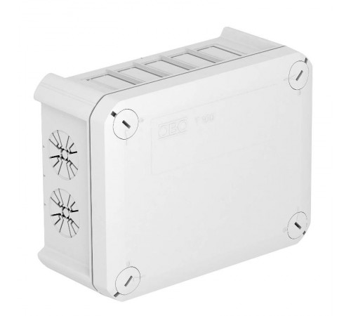 Коробка распределительная T100, 150x116x67 мм, для разъемов Wieland (T 100 WB3-10)  2007808  OBO Bettermann