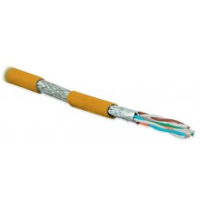 SFTP4-C6A-S23-IN-LSZH-OR-500 (500 м) Кабель витая пара, экранированная (S/FTP), категория 6a, 4 пары (23 AWG), оранжевый  445100  Hyperline