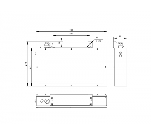 Световой указатель аварийного освещения BS-FLAGMAN-51-S1-INEXI3-MSS3  a15669  Белый свет