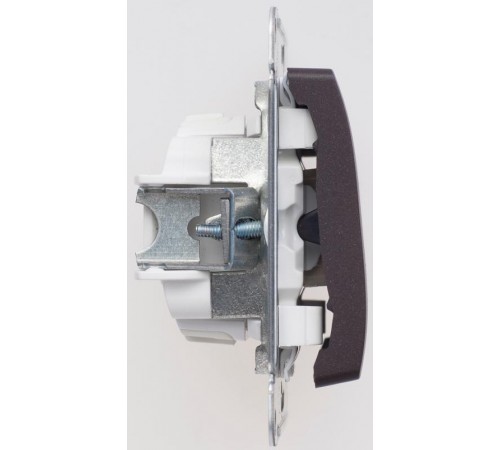 Glossa Шоколад Переключатель 1-клавишный, сх.6, 10АХ  GSL000861  SE