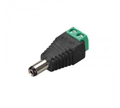 Коннектор Terminal-MONO-2pin-M (Jack 5.5) (Arlight, Пластик)  019218(1)  Arlight