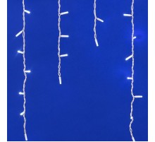 Бахрома с коннекторами светодиодная  с контроллером  ULD-B4806-175/TWK WHITE IP67 , 3 м. 200 диодов, шнур белый, соед  UL-00005277  Uniel