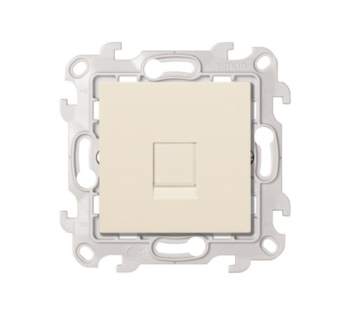 Simon 24 Сл. кость Комп. розетка 1-ая RJ45 кат 5e UTP  2410598-031  Simon