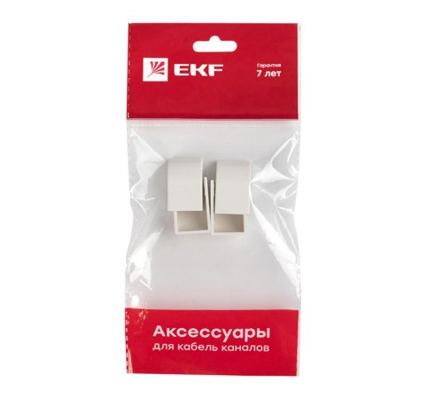 Заглушка (16х16) (4 шт) Plast EKF PROxima Белый    ecw-16-16x4   EKF