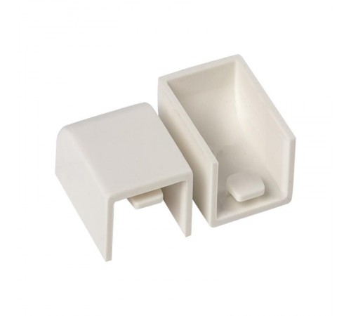 Заглушка (16х16) (4 шт) Plast EKF PROxima Белый    ecw-16-16x4   EKF